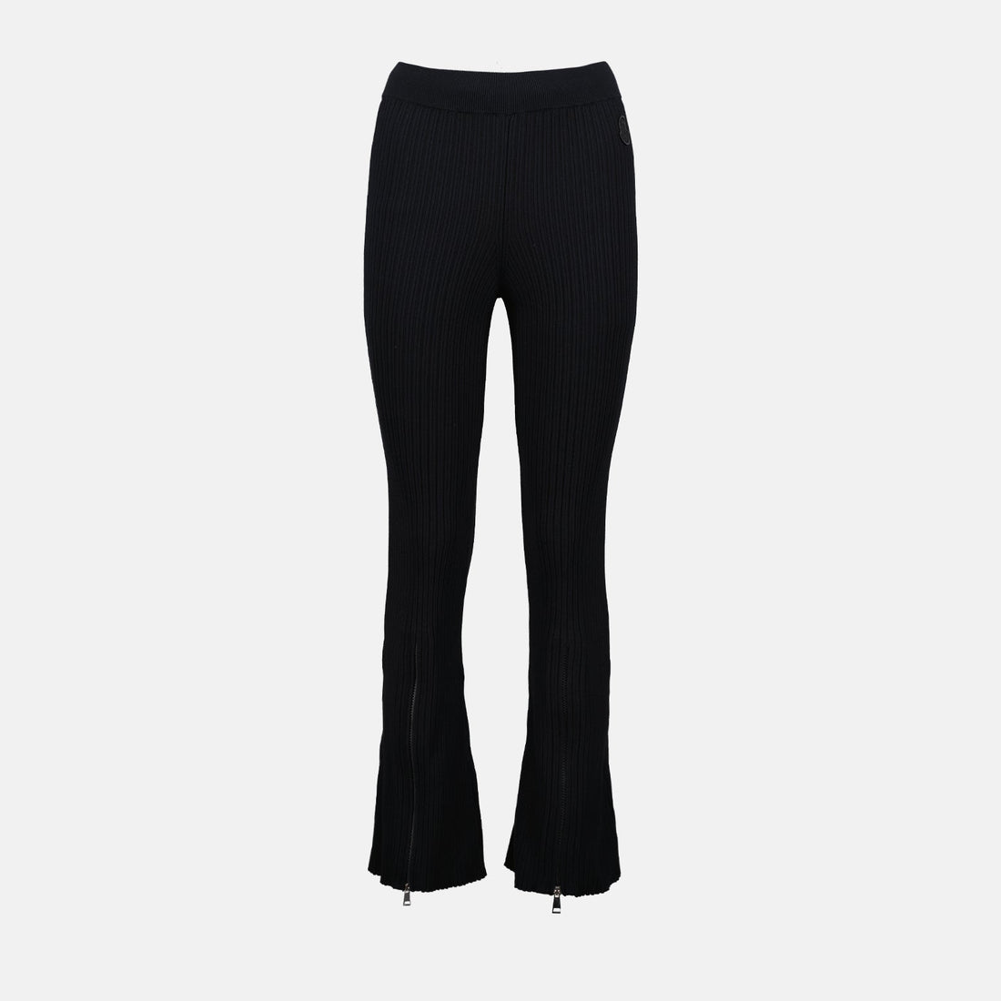 Ribbed Knit Flared Pants
