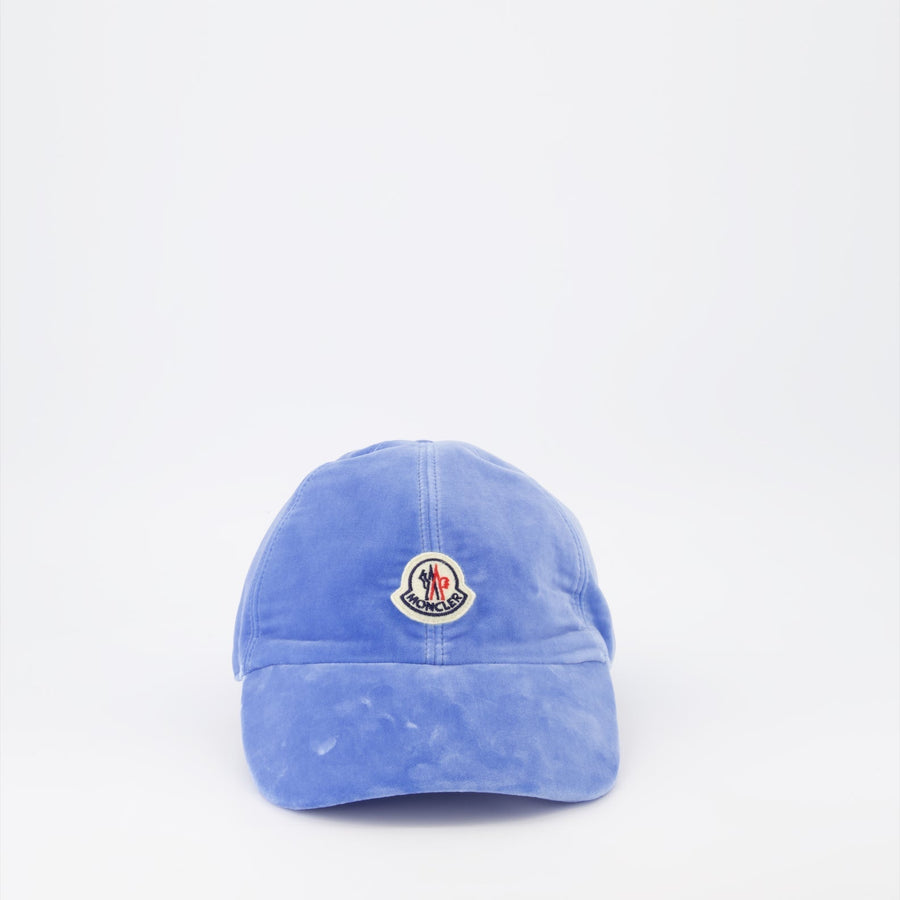 Moncler Velvet Logo Baseball Cap
