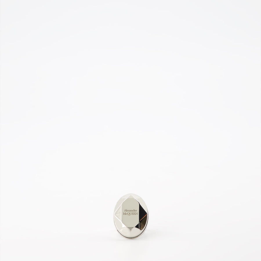 Alexander McQueen Sculpted Oval Ring