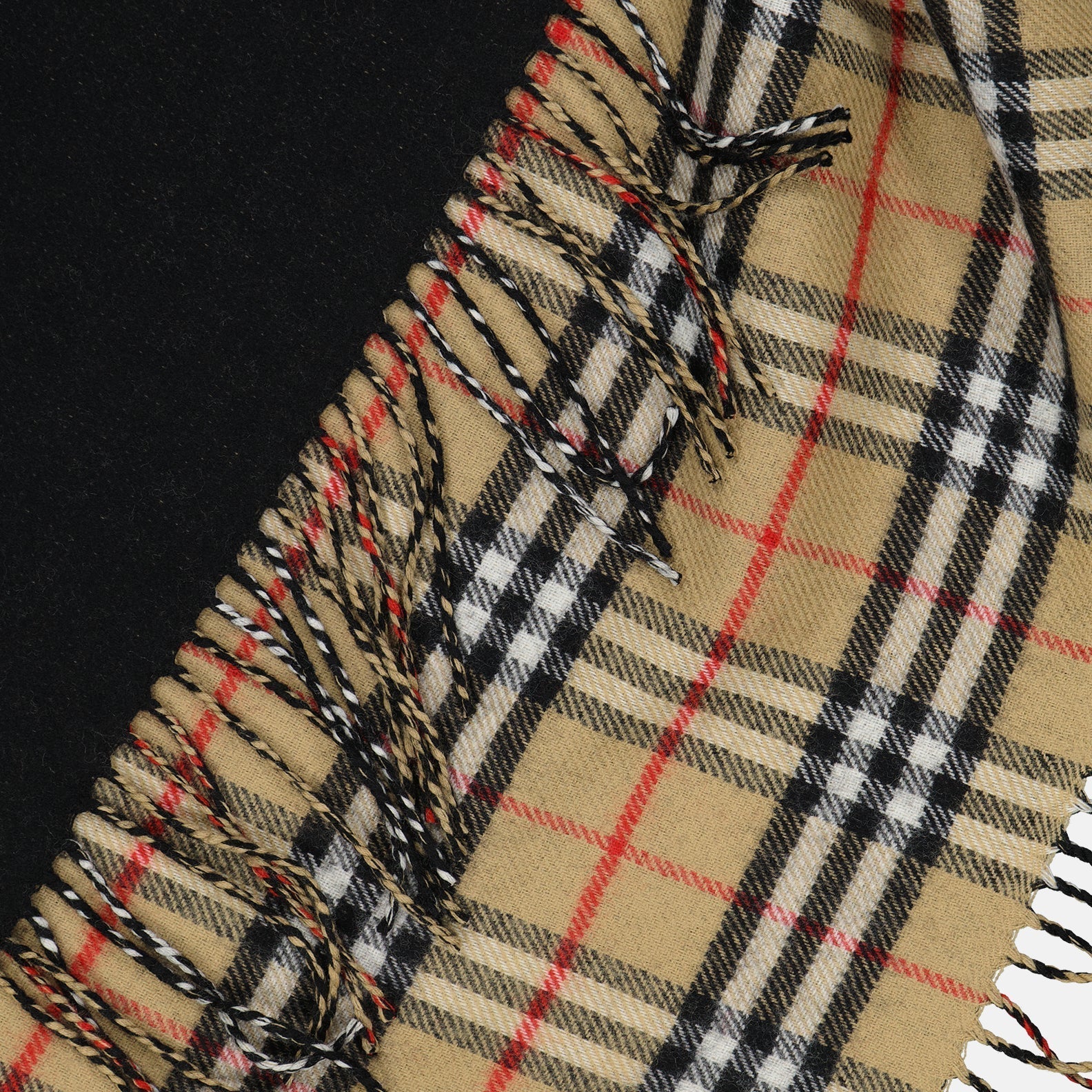 Burberry Black Wool Poncho - image 5