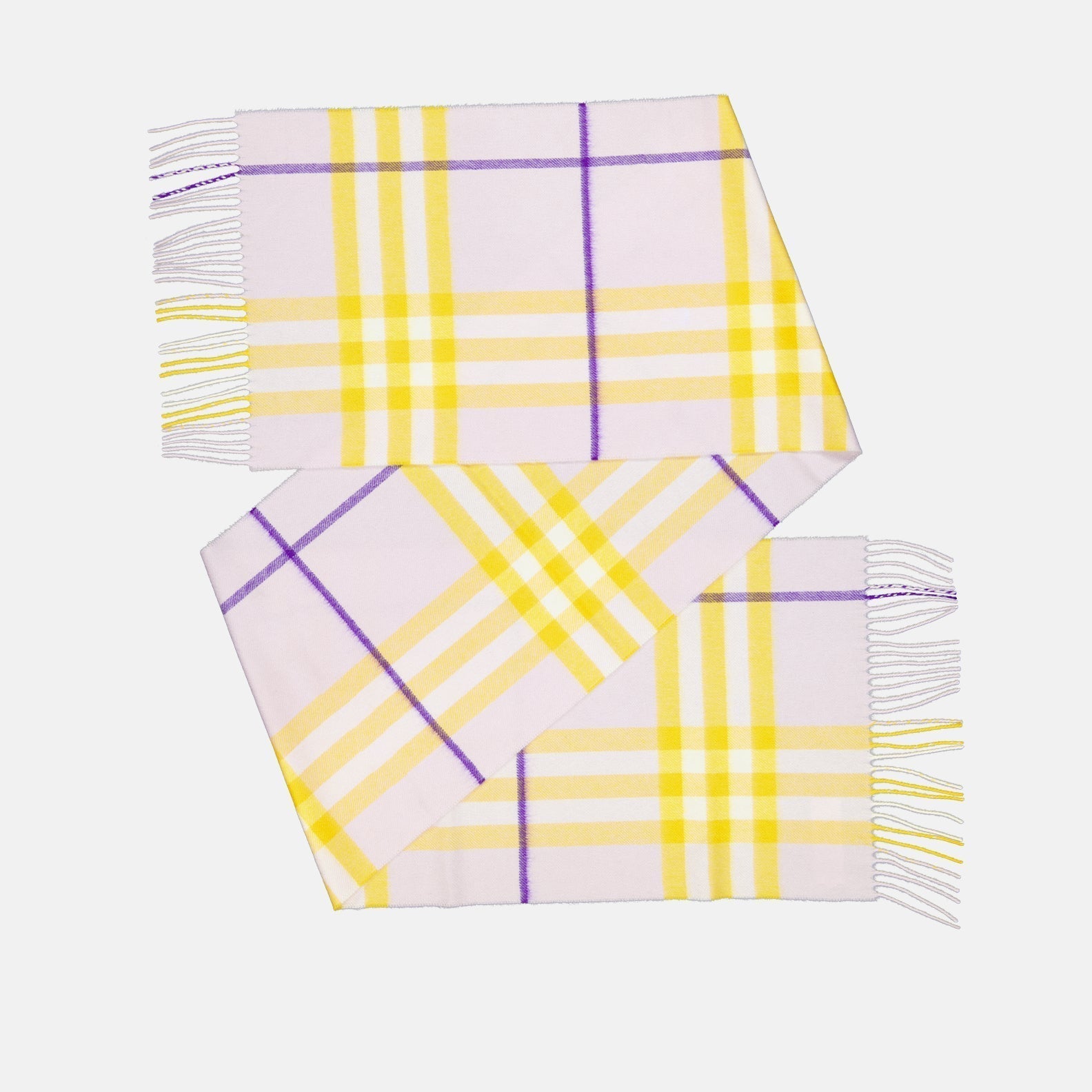 Burberry Check Cashmere Scarf - image 2