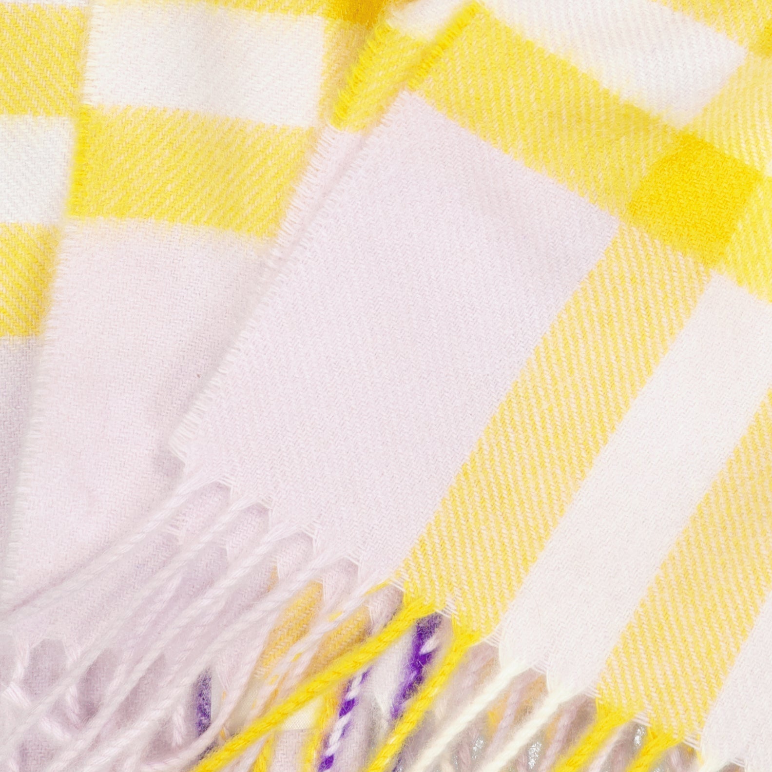 Burberry Check Cashmere Scarf - image 4