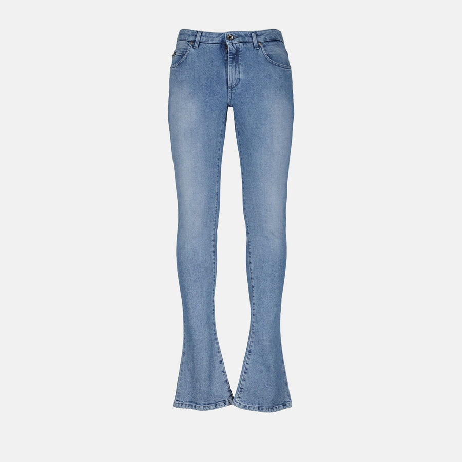 Dolce & Gabbana Flared Light Wash Denim Jeans
