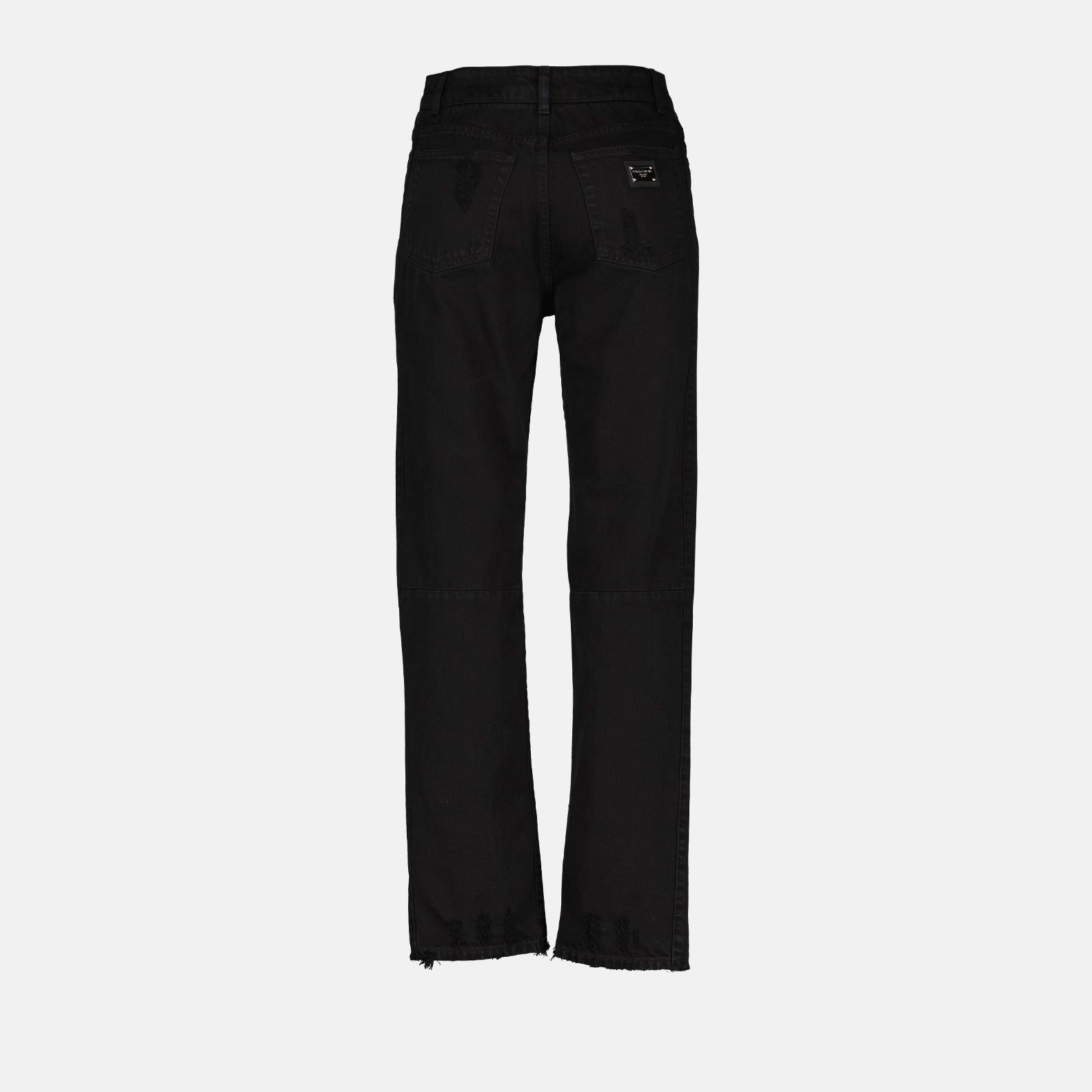 Dolce & Gabbana Distressed Black Slim-Fit Jeans - image 4