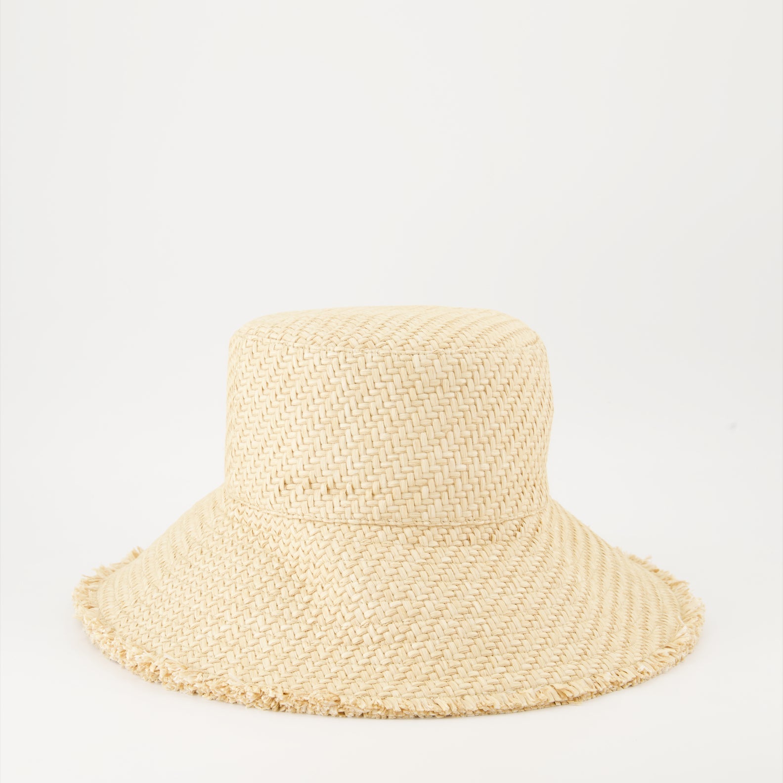 Moncler Woven Straw Bucket Hat with Logo - image 2