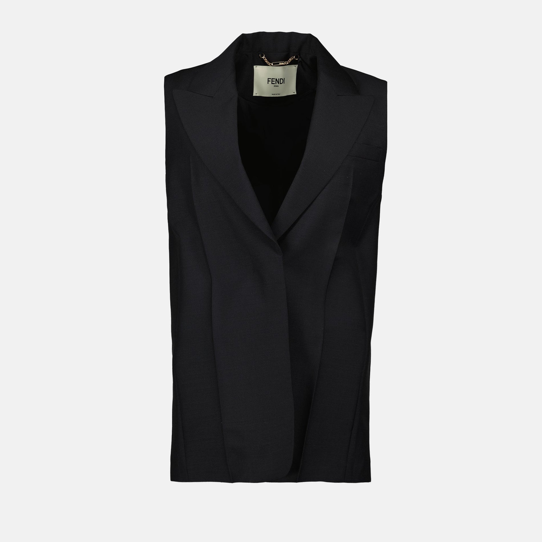 Fendi Sleeveless Blazer