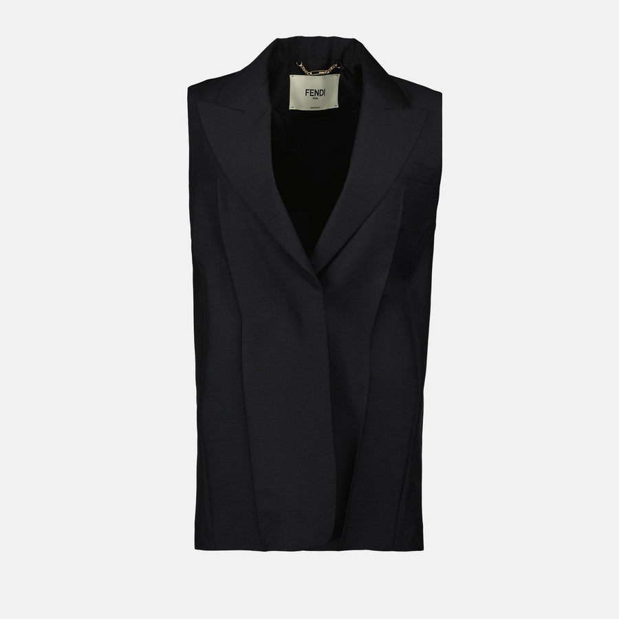 Fendi Sleeveless Blazer