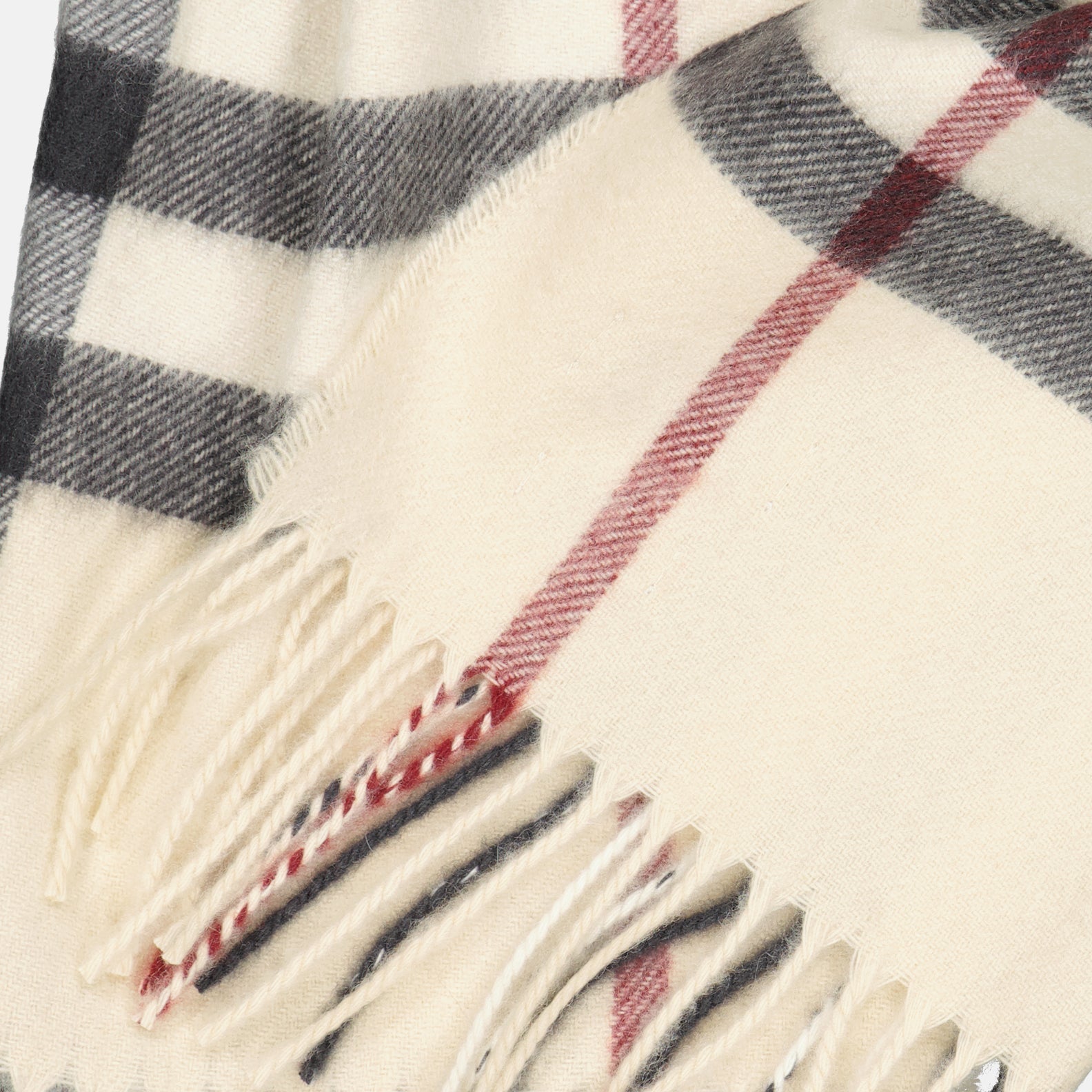 Burberry Classic Check Cashmere Scarf - image 4