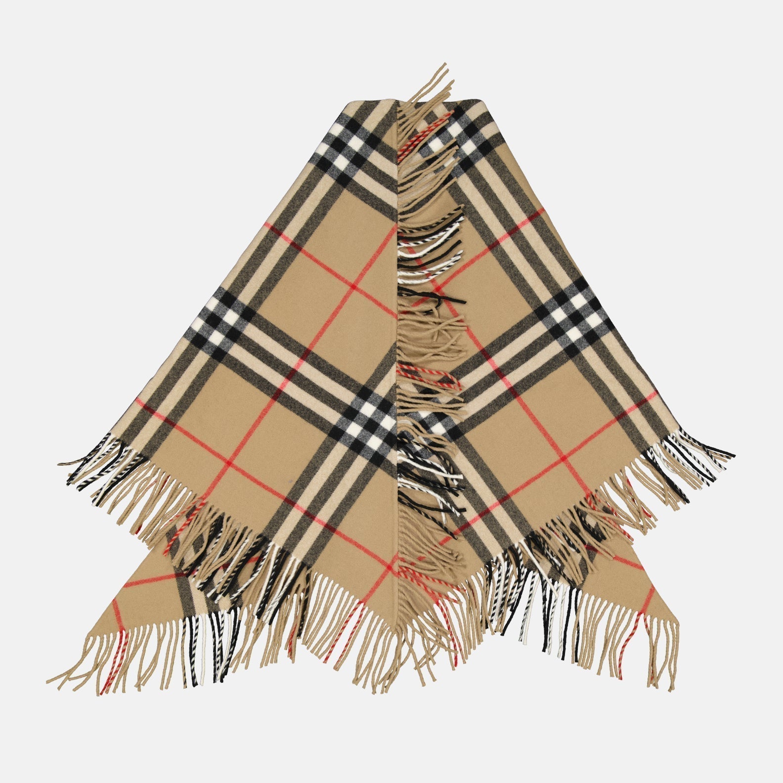 Burberry Checked Poncho - image 2