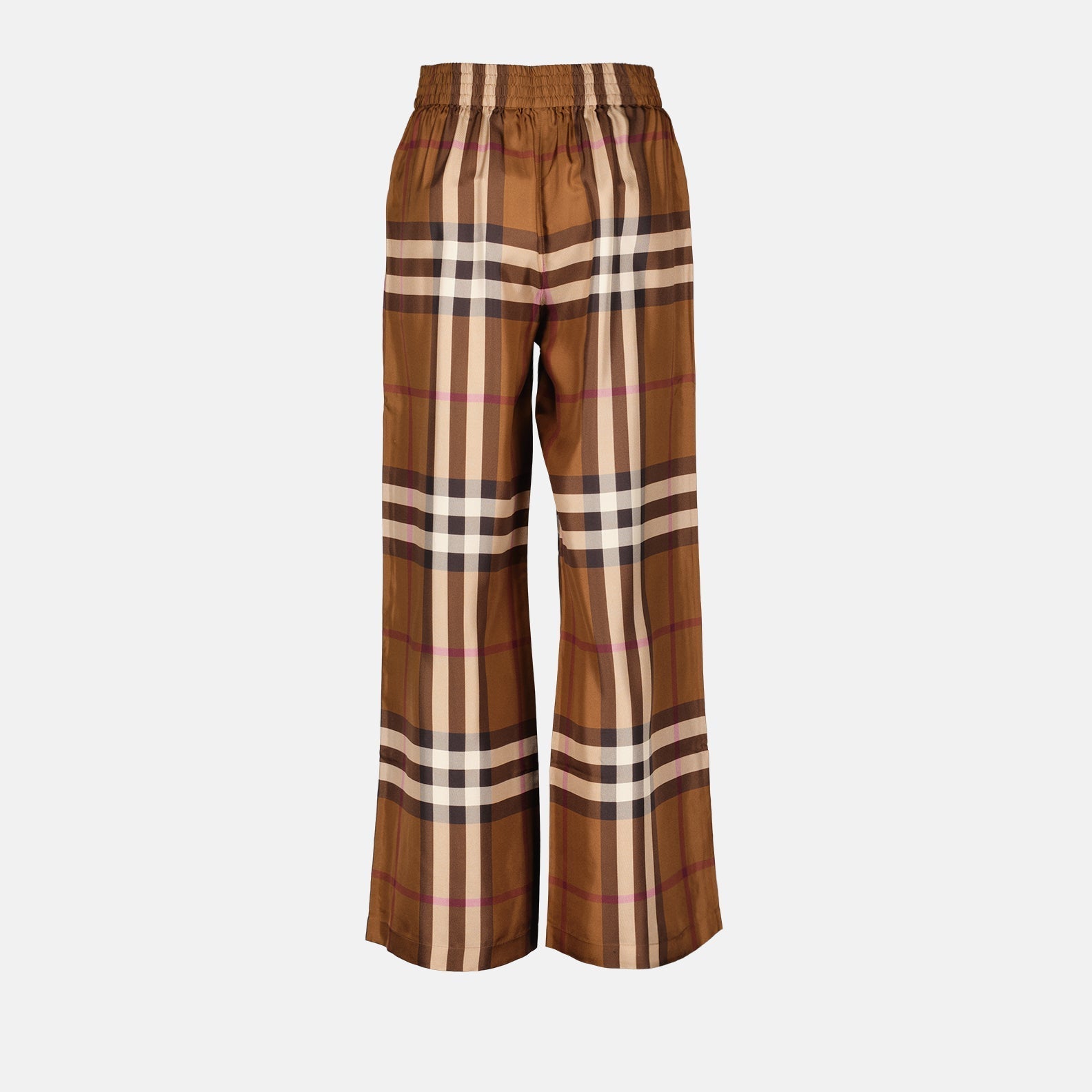 Burberry Check Wide-Leg Trousers - image 2