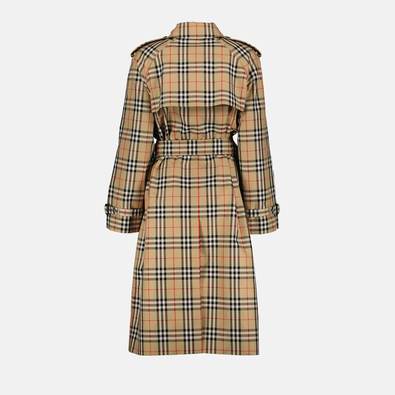 Burberry Checked Trench Coat - image 4
