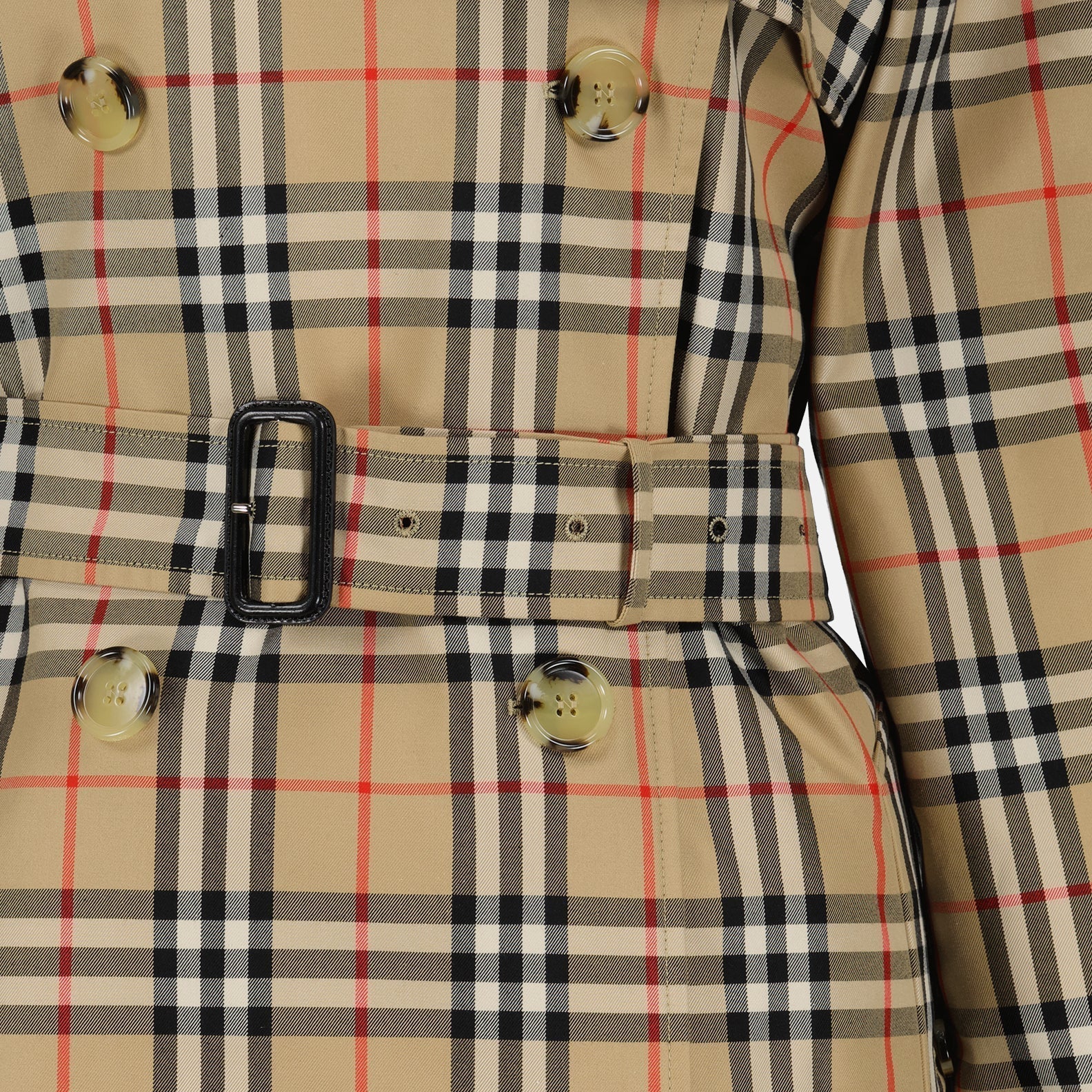 Burberry Checked Trench Coat - image 5