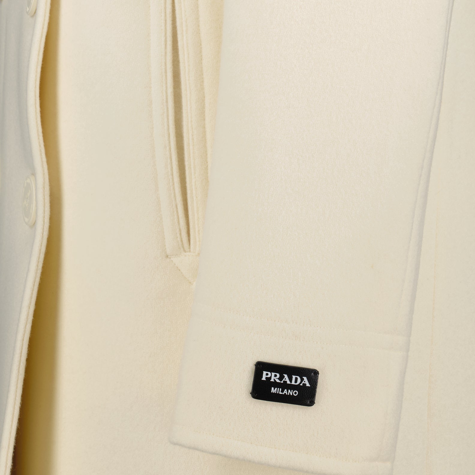 Prada Double-breasted coat - image 3