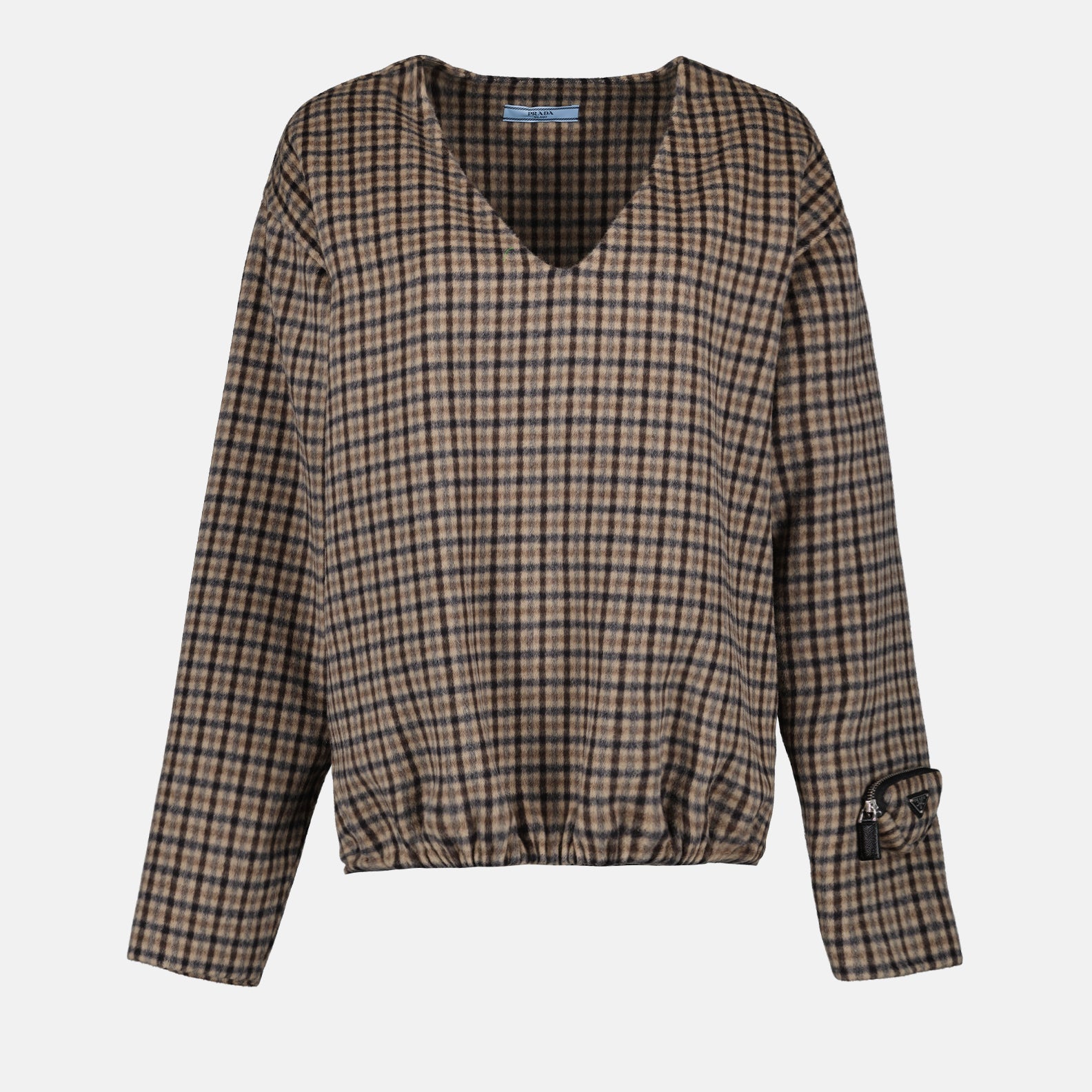Prada Checked Sweater