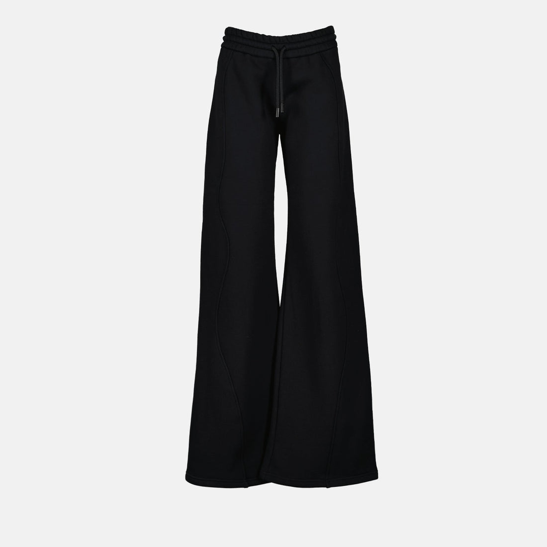 Wide-Leg Drawstring Lounge Trousers