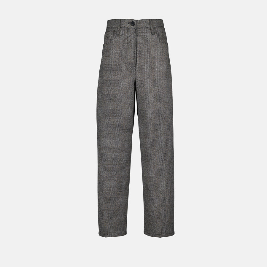 Prada Relaxed Tailored Straight-Leg Trousers