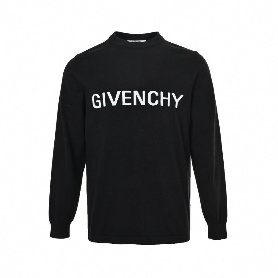 Givenchy Logo Intarsia Wool Sweater