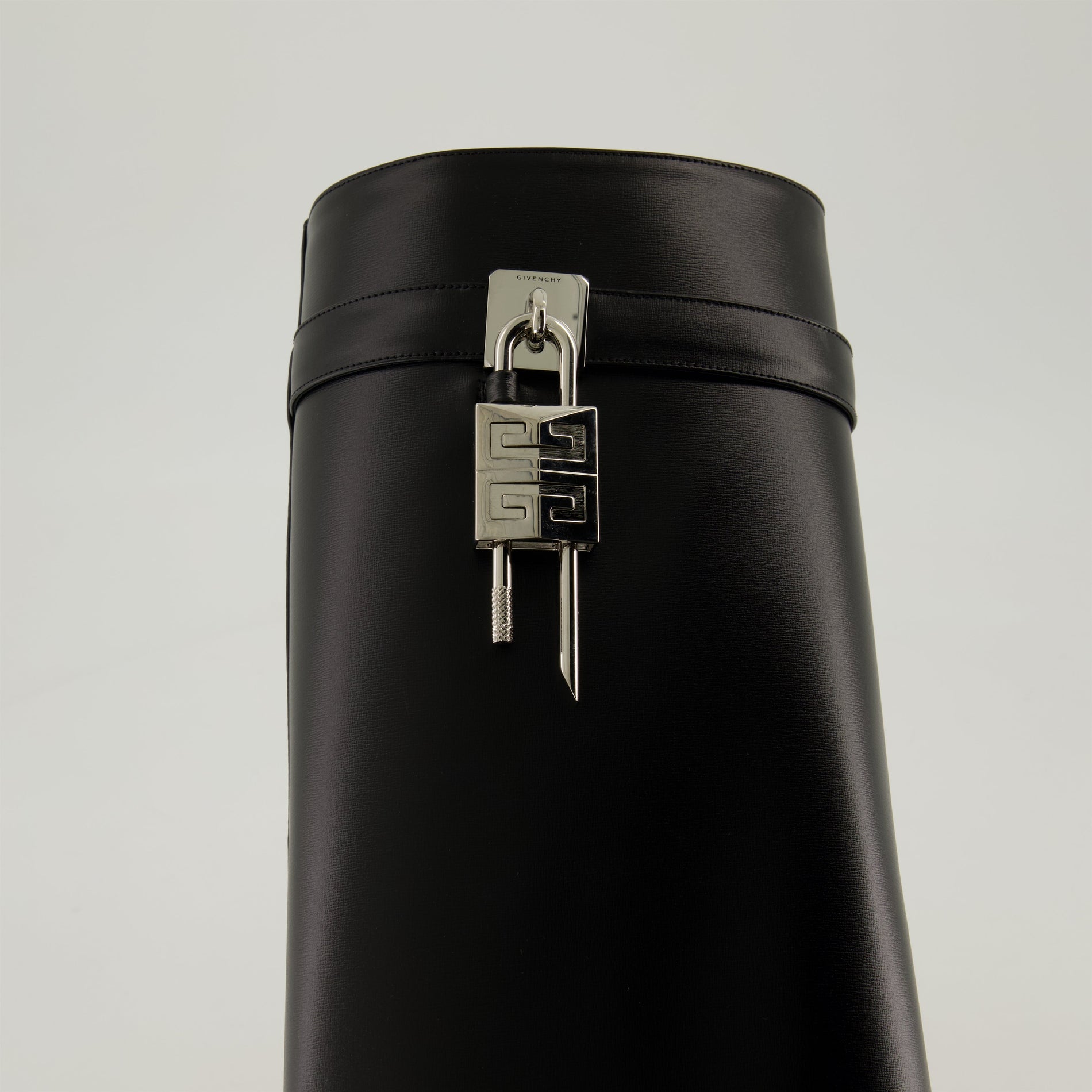 Givenchy Shark Lock Knee-High Wedge Boots - image 4