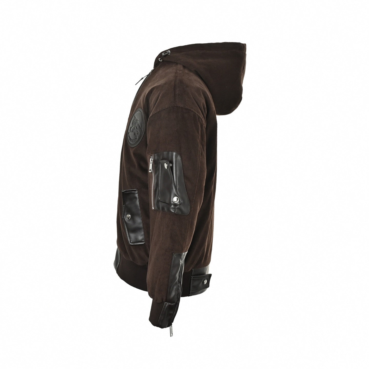 Burberry Embossed Equestrian Knight Panel Hooded Jacket - image 2