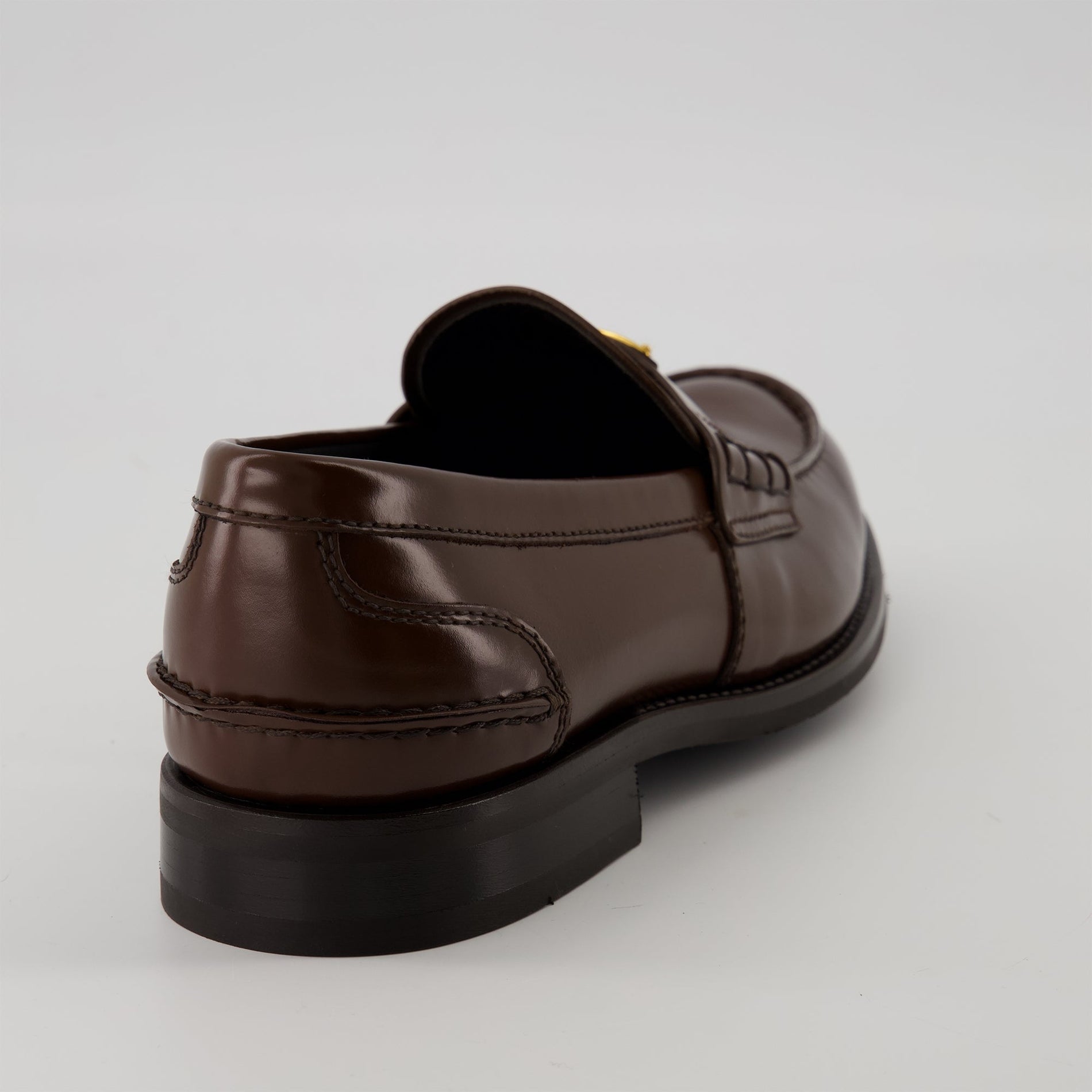 Prada Brushed Leather Loafers - image 4