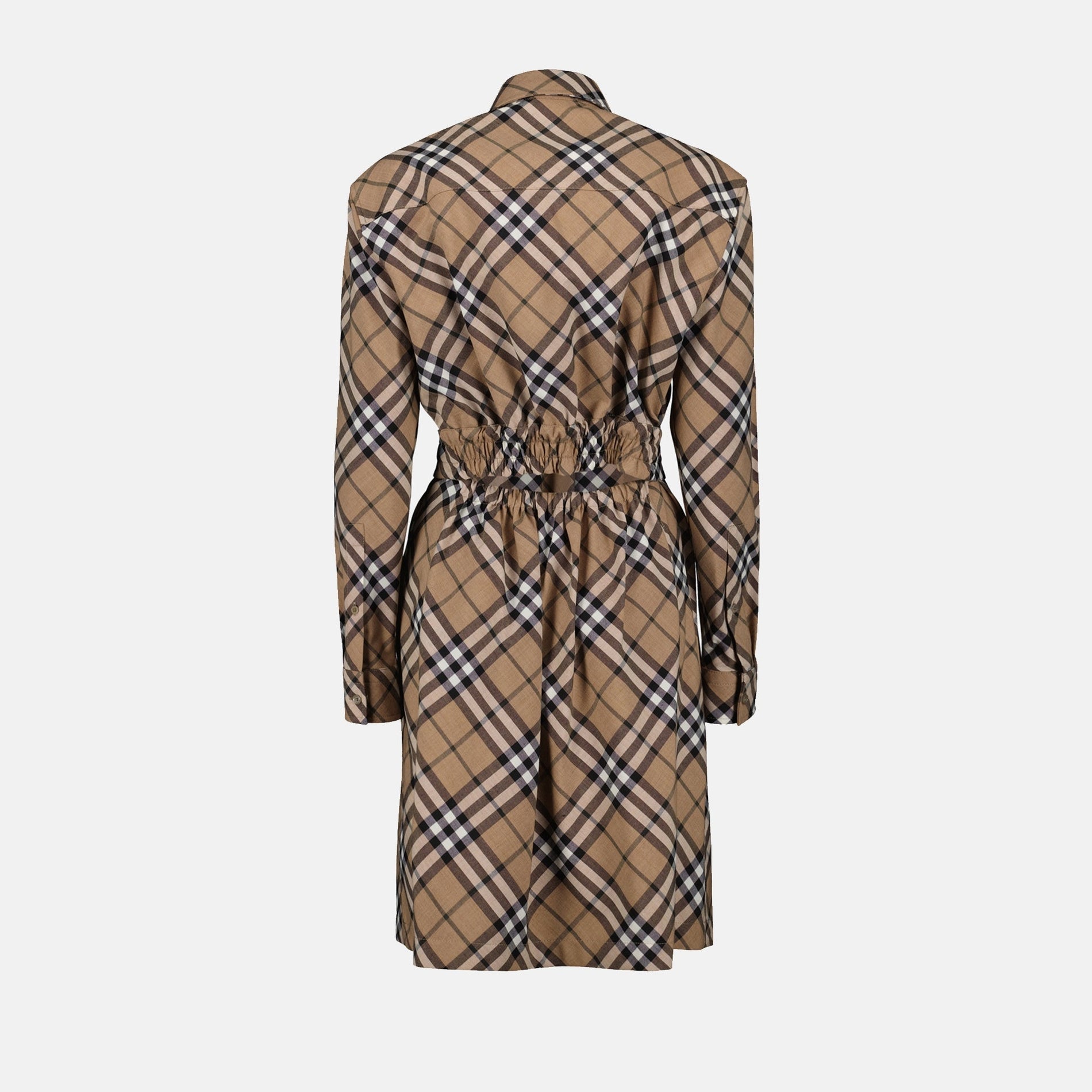 Burberry Classic Check Belted Shirt Dress - image 4