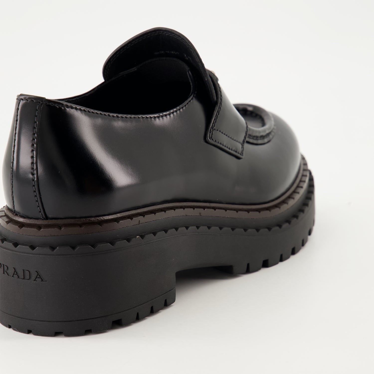 Prada Chunky Leather Loafers - image 4