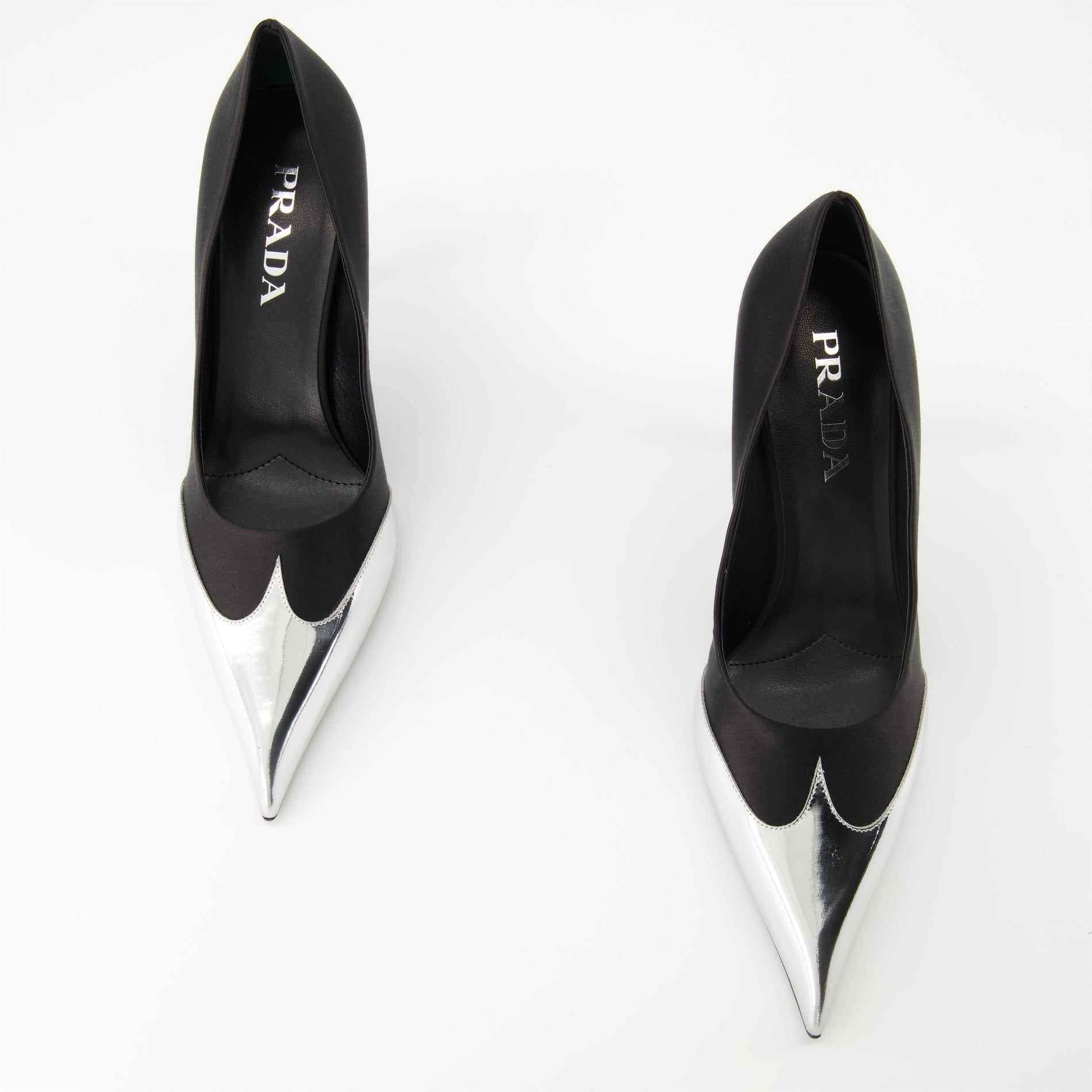 Prada Satin & Metallic Pumps - image 6