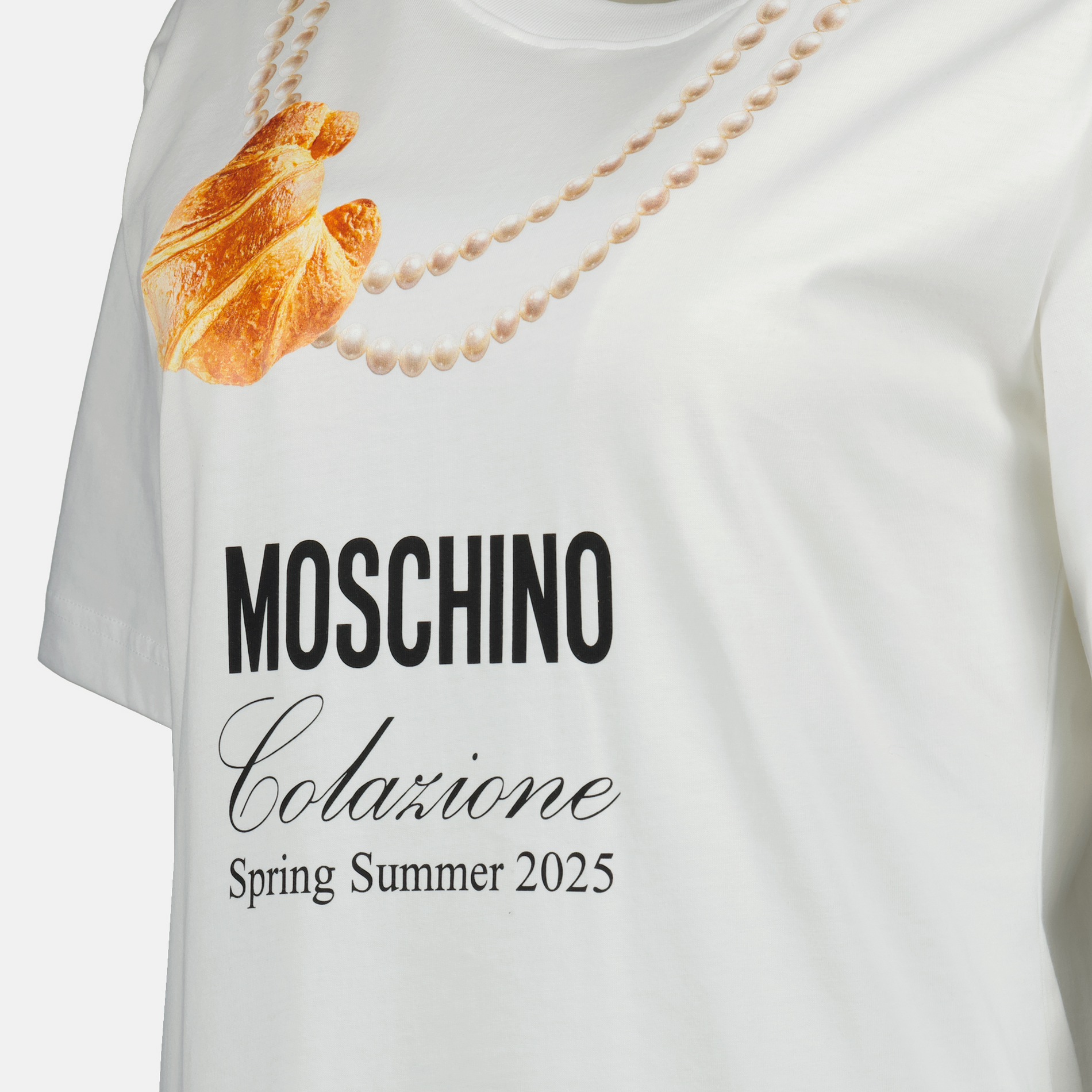 Moschino Colazione Graphic T-Shirt - image 3