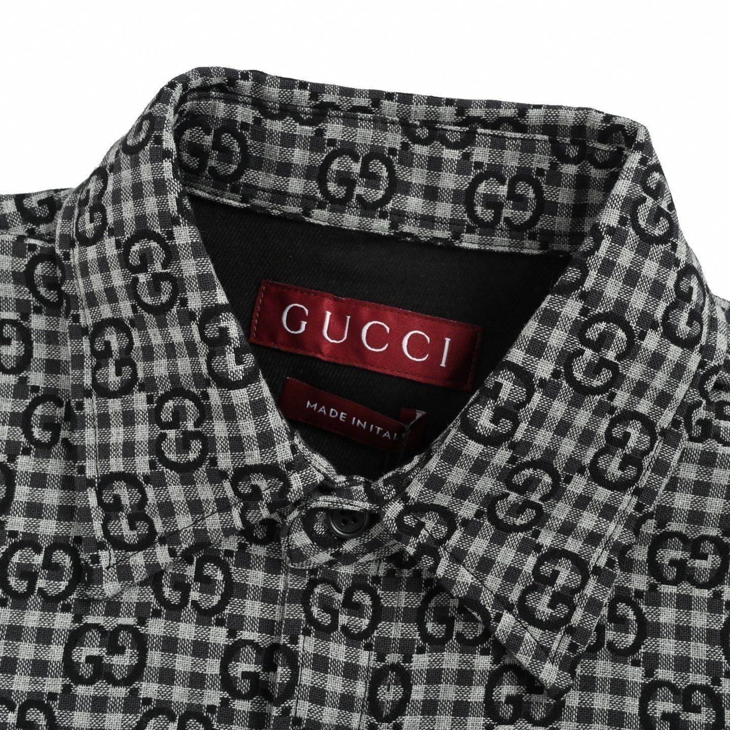 Gucci GG Gingham Check Flannel Shirt - image 4