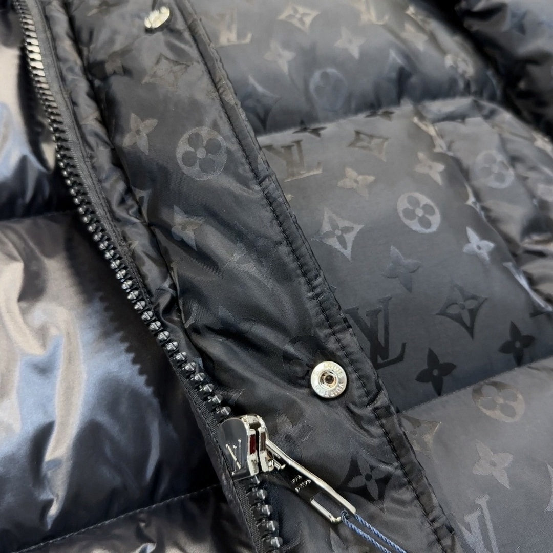 Louis Vuitton Monogram Noir Arctic Down Jacket - image 6