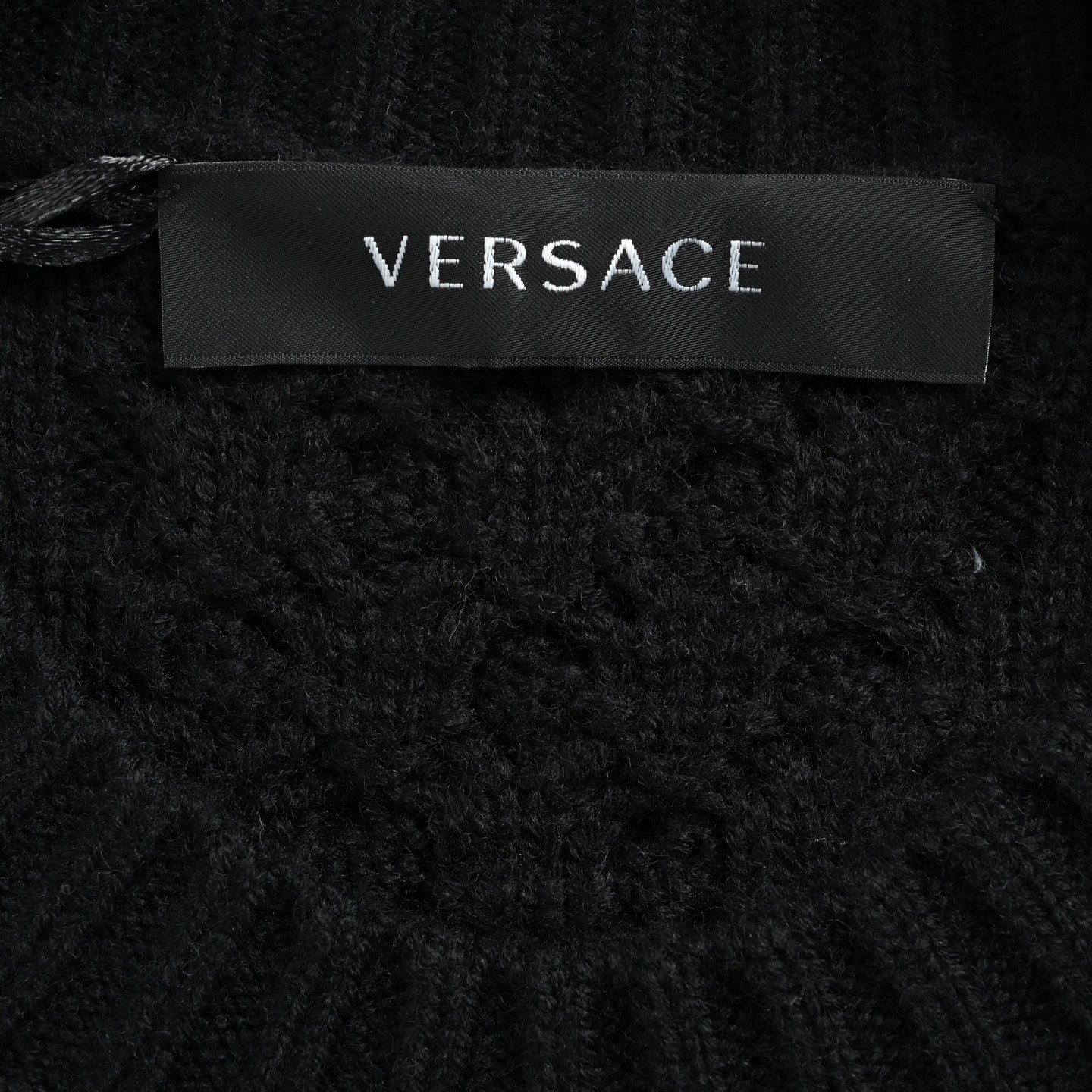Versace Versace Medusa Cable-Knit Crew-Neck Sweater - image 7