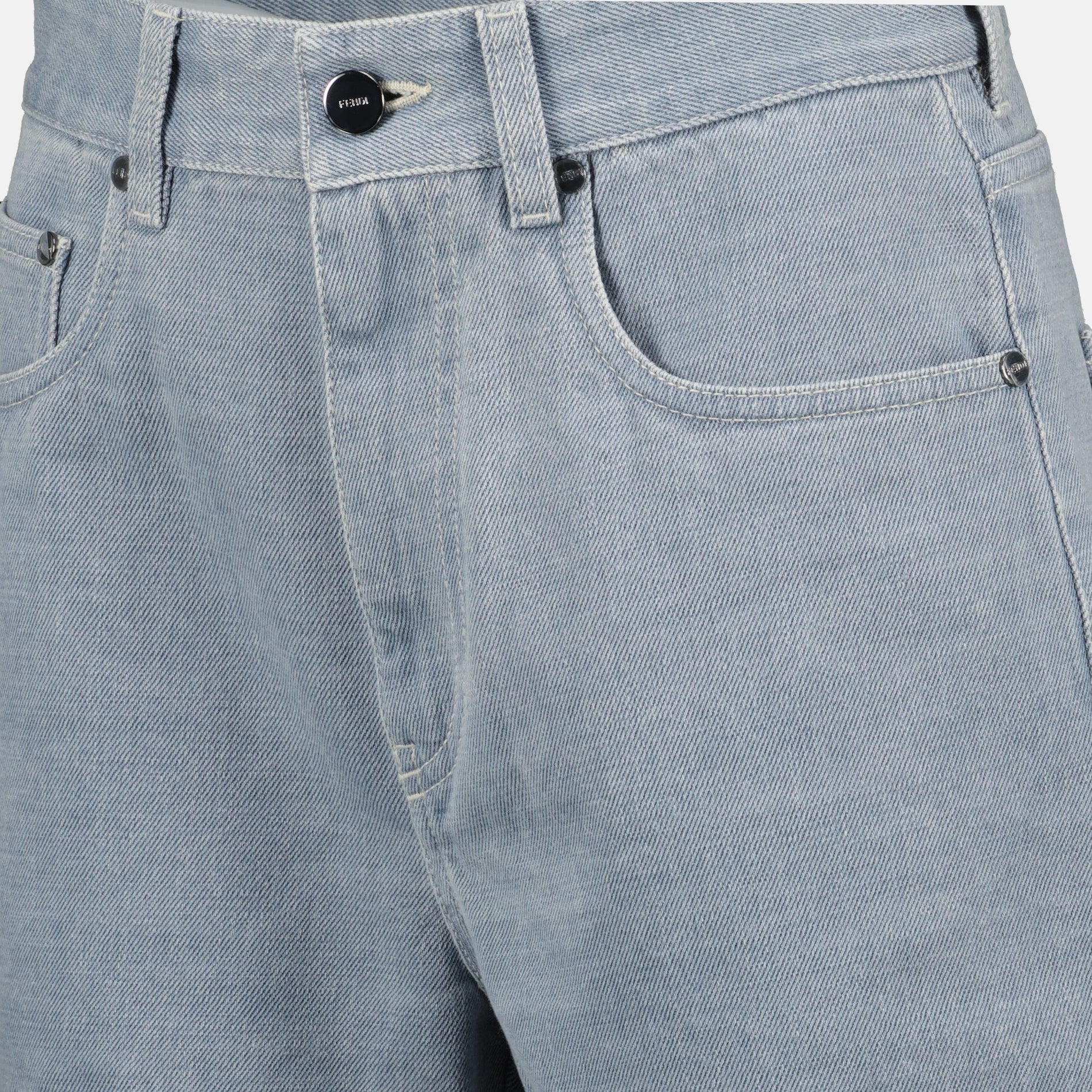 Fendi Denim Shorts - image 5