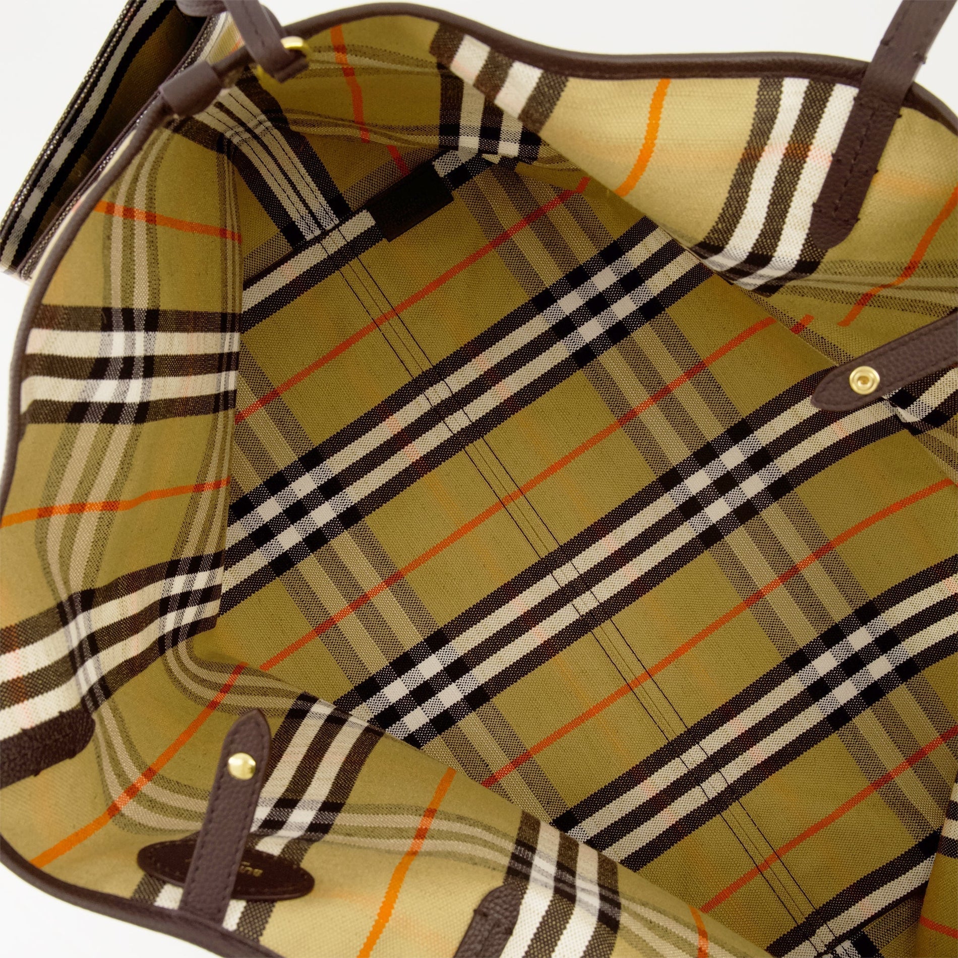 Burberry Check Coated Canvas Tote Bag - image 4