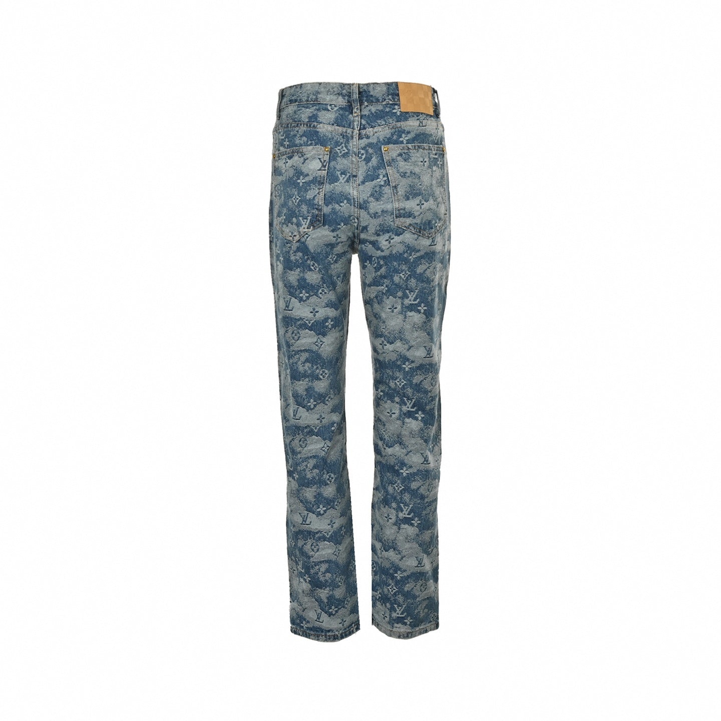 Louis Vuitton Cloud Monogram Blue Denim Jeans - image 2
