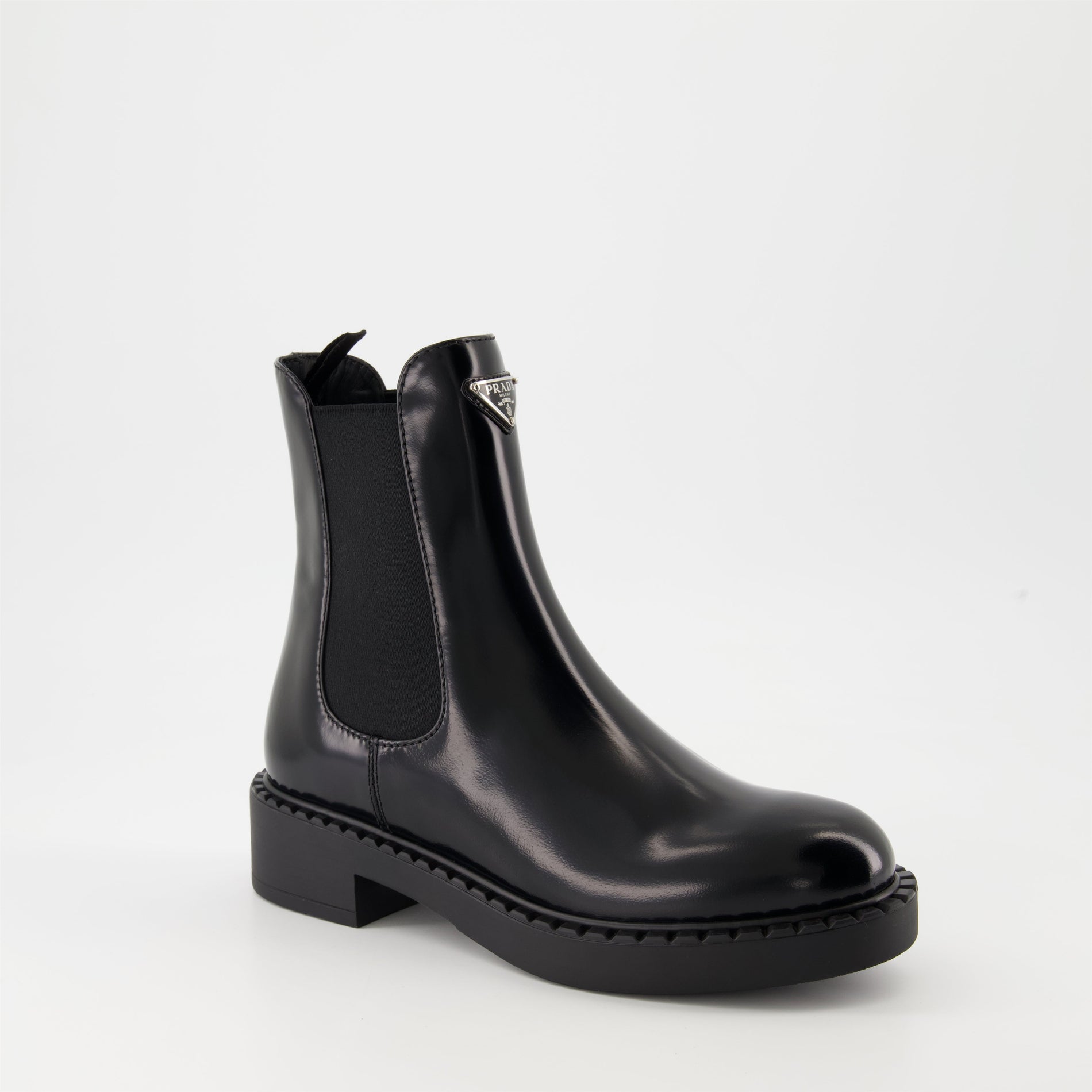 Prada Leather Chelsea Boots - image 3