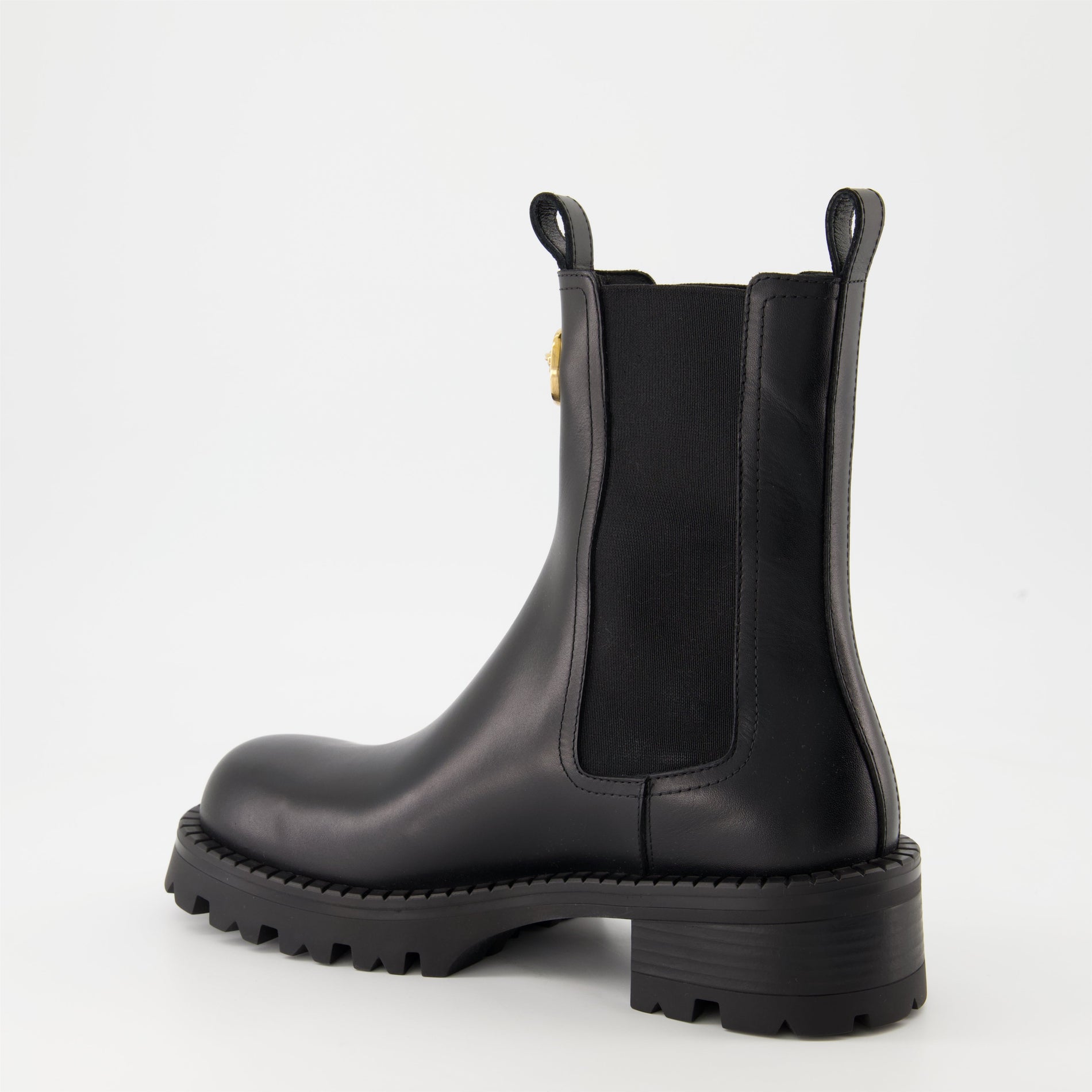 Versace Medusa Chelsea Combat Boots - image 3