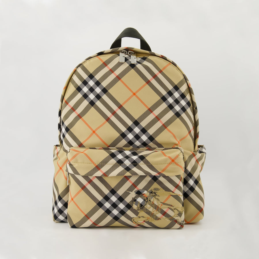 Burberry Small Check Backpack