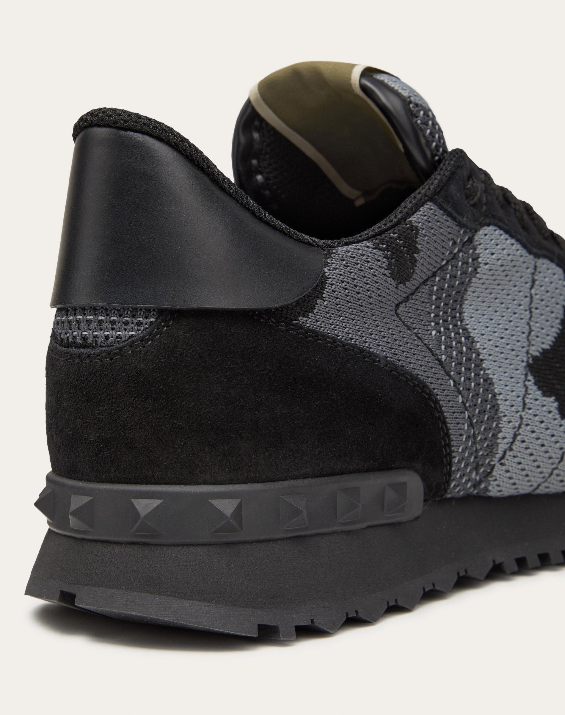Valentino Garavani Mesh Fabric Camouflage Rockrunner Sneaker - image 3