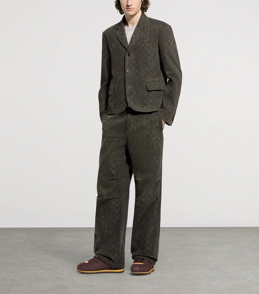 Louis Vuitton Waxed Monogram Surplus Tracksuit Set