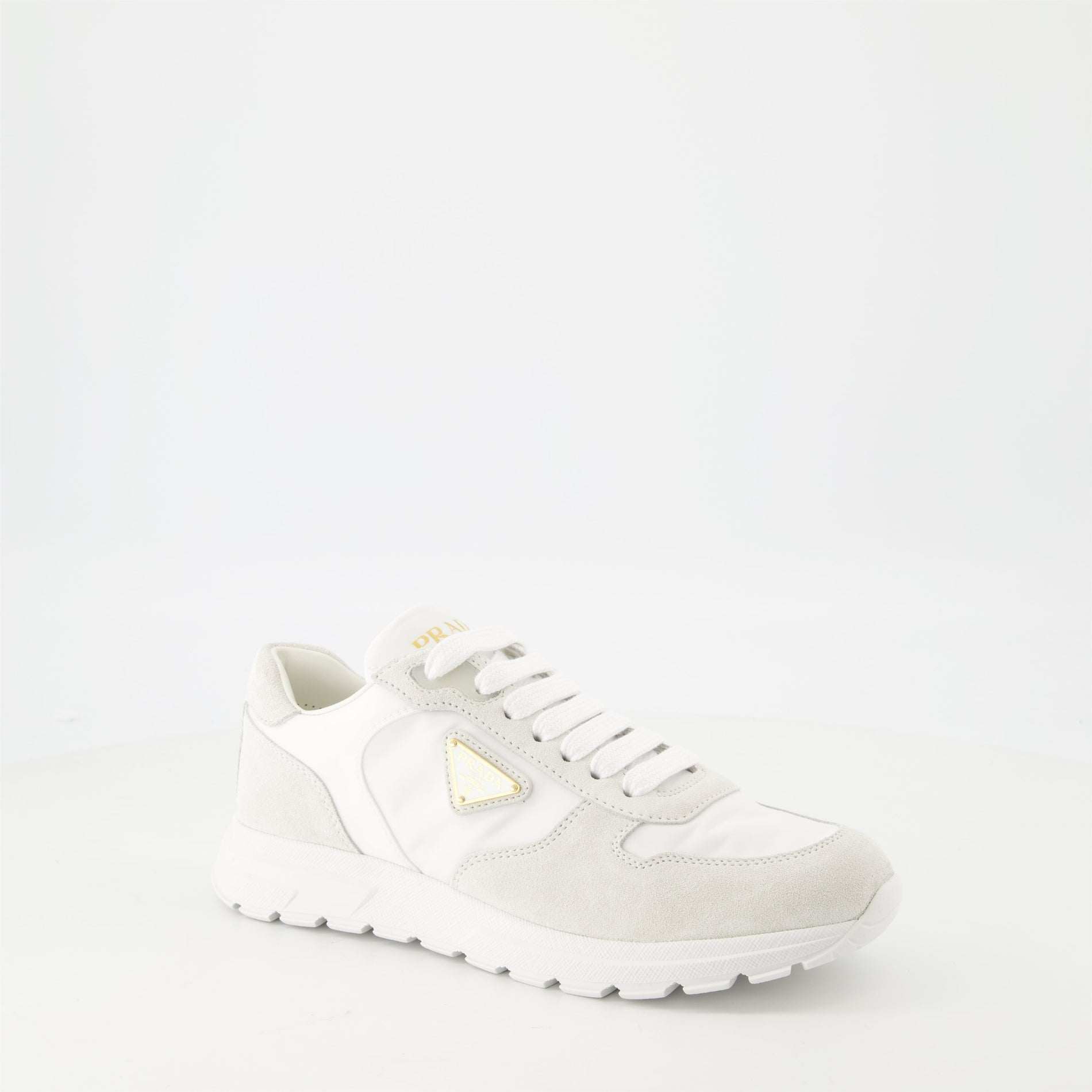 Prada White Runner Sneakers - image 3