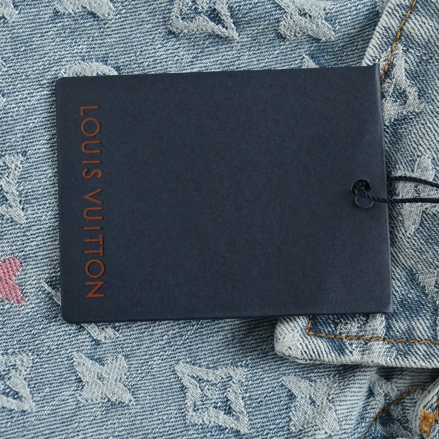 Louis Vuitton Monogram Denim Shirt – Light Blue Signature Jacquard - image 8