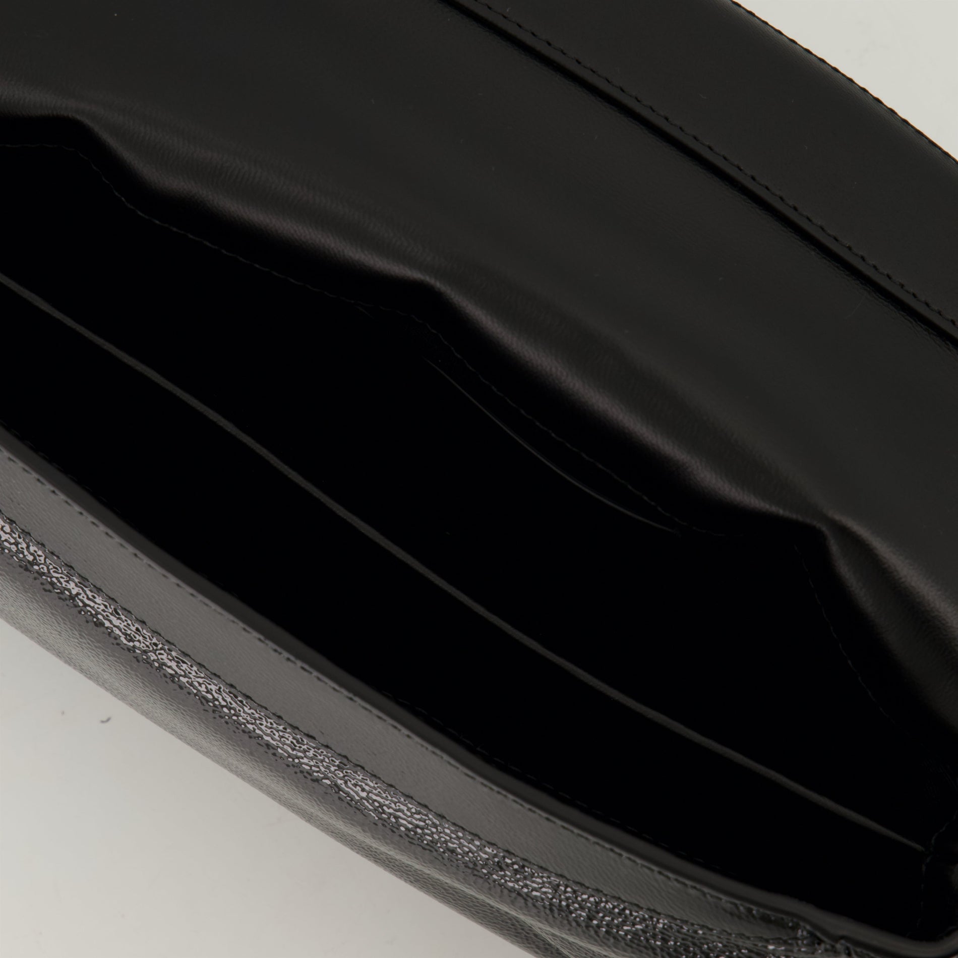 Givenchy Black Patent Leather Shoulder Bag with Strap Detail - image 4