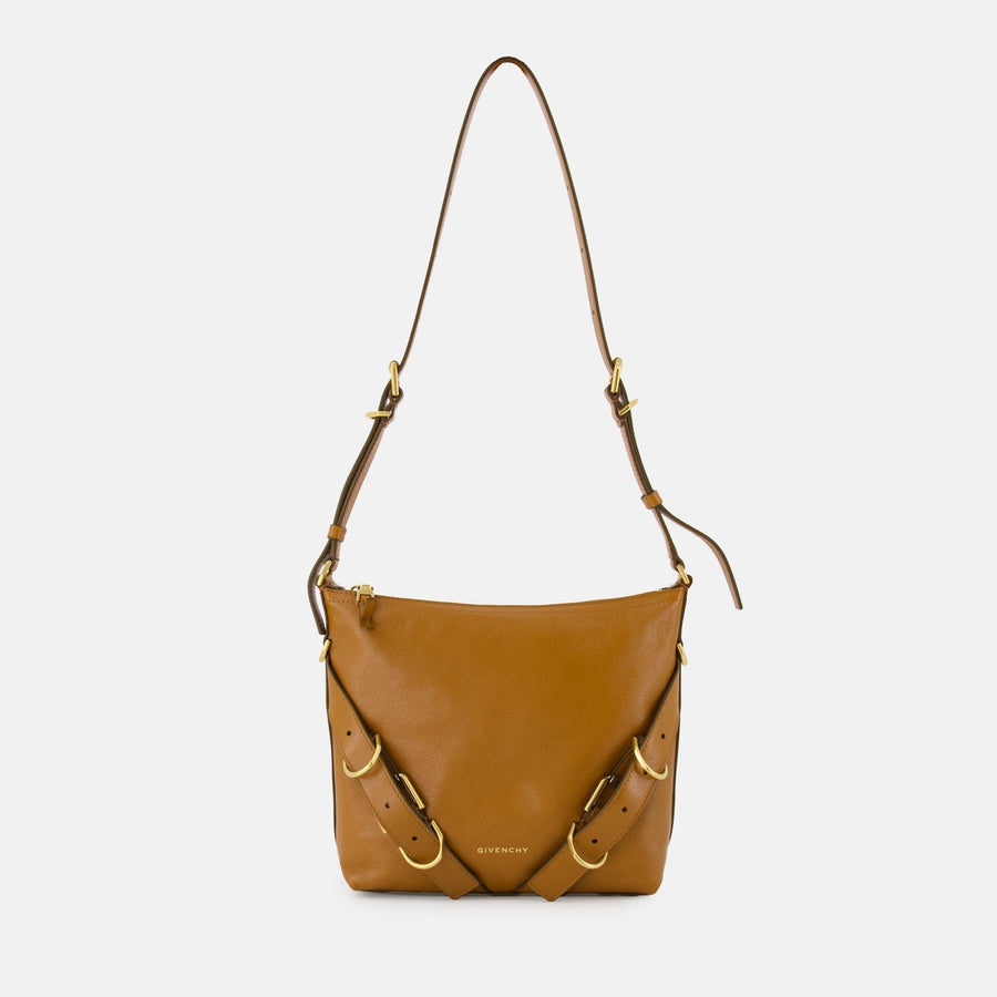 Givenchy Tan Leather Shoulder Bag with Strap Detail