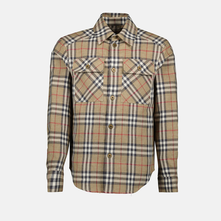 Burberry Check Plaid Shirt