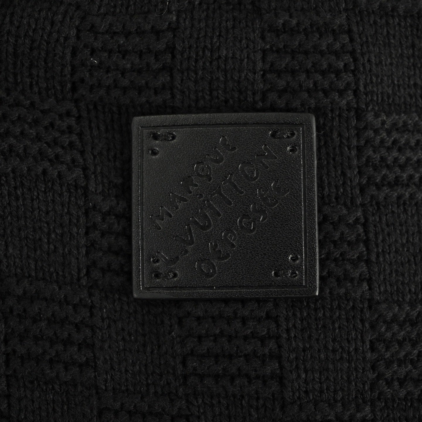 Louis Vuitton Damier Check Half-Zip Stand-Collar Knit Sweater - image 5