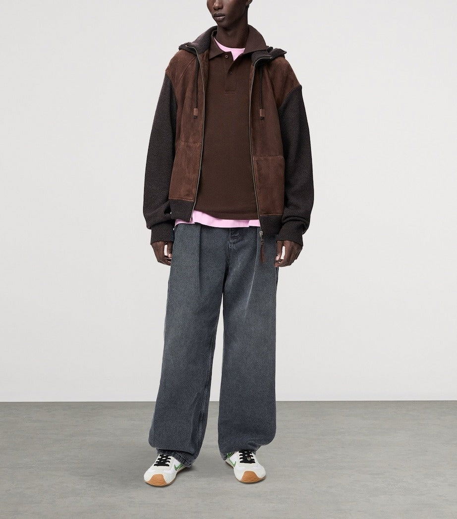 Loewe Luxury Hybrid Leather Jacket - image 4