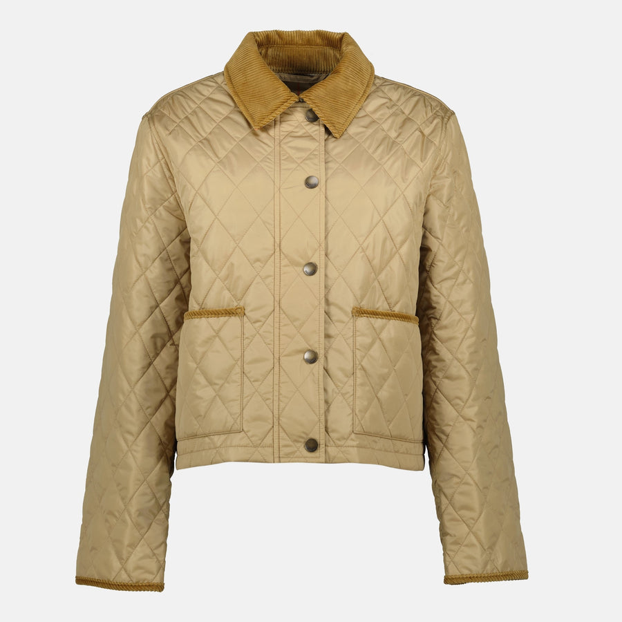 Burberry Cropped Quilted Jacket