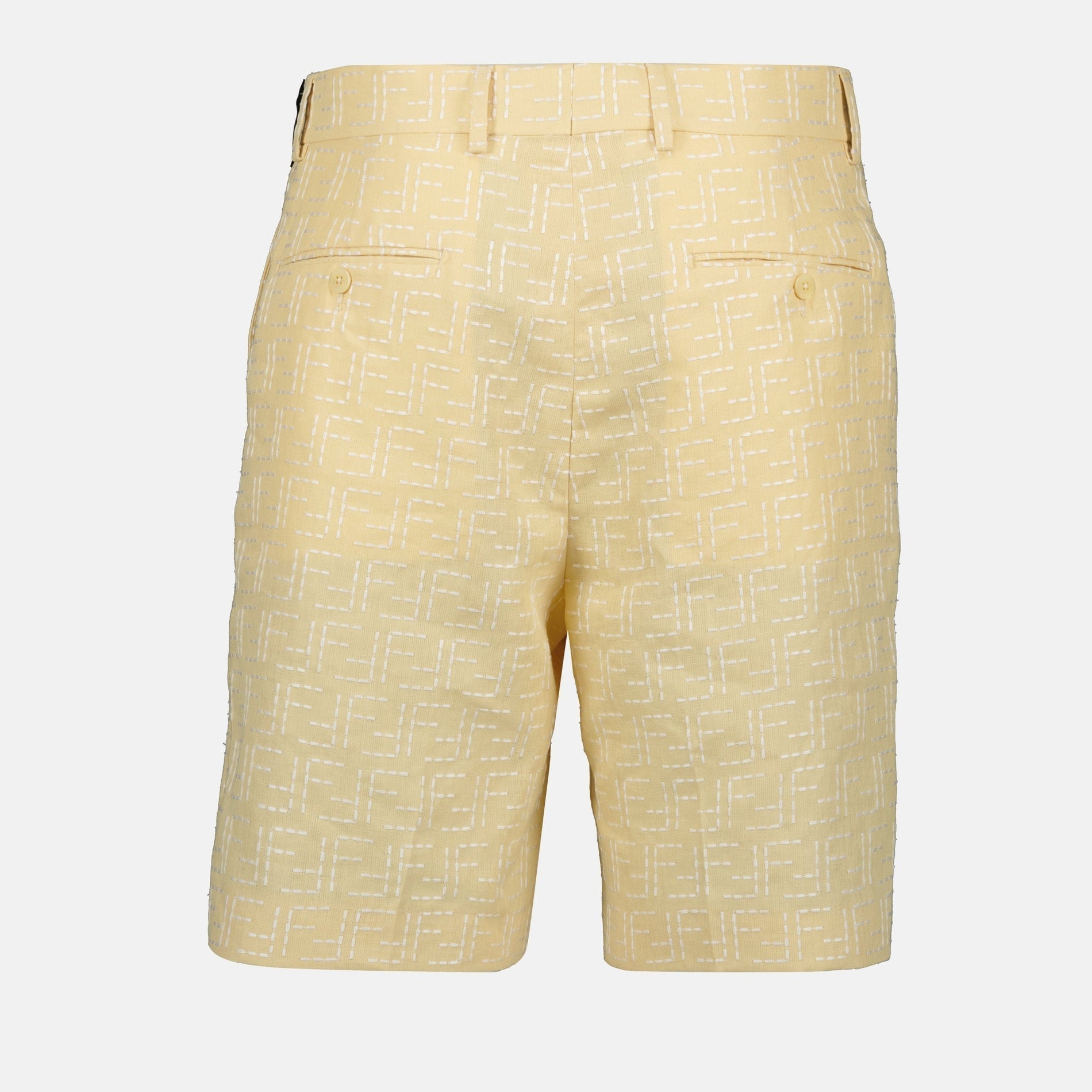 Fendi Linen Shorts - image 2