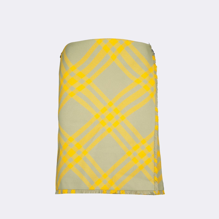 Burberry Wool Kilt Skirt