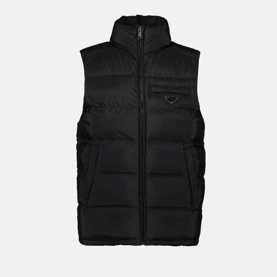 Prada Sleeveless Quilted Jacket